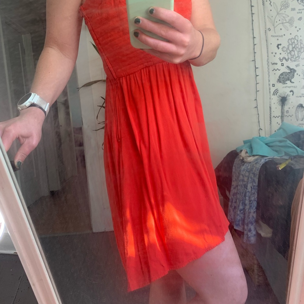 Red sundress